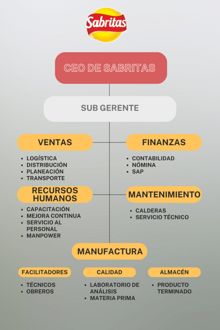 Organigrama De Sabritas Conoce Su Estructura Organizacional