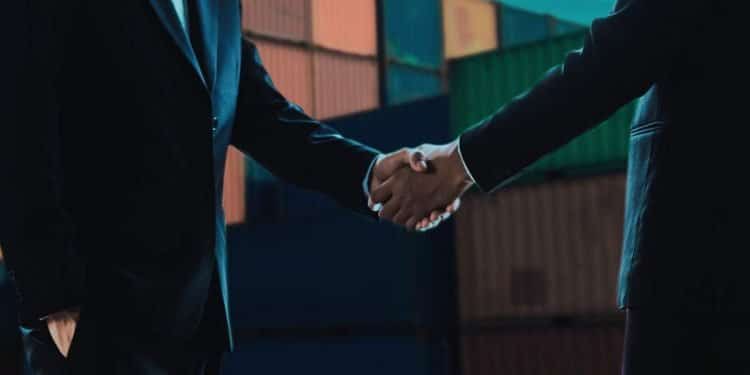 En la imagen se ve una representación del comercio internacional