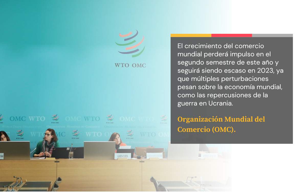 En la imagen se ve el comunicado de la OMC