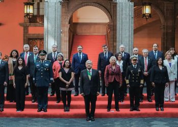 En la imagen el equipo que acompañara a AMLO en su reunión con Joe Biden en México 2023