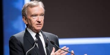 Imagen de Bernard Arnault, el director general y presidente de la compañía Moët Hennessy & Louis Vuitton (LVMH) y puesto número 1 entre las personas más ricas del mundo 2023