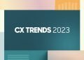 En la imagen se ve el flyer delinforme cx trends 2023