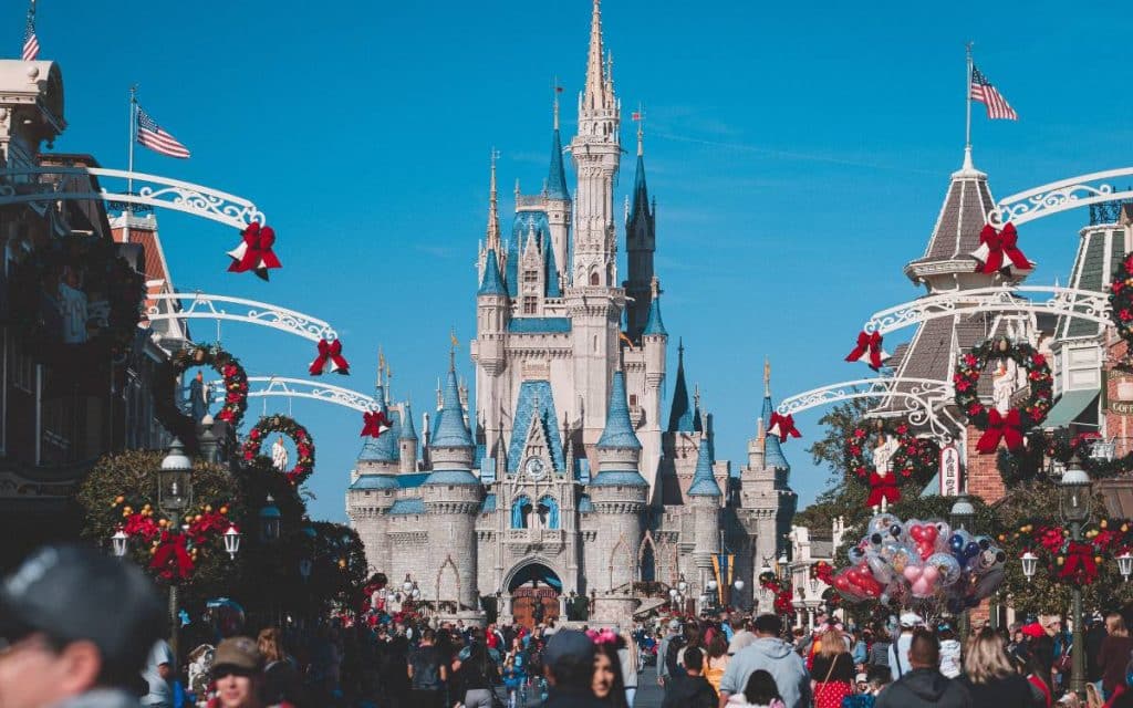 En la imagen se ve el castillo de  The Walt Disney Company