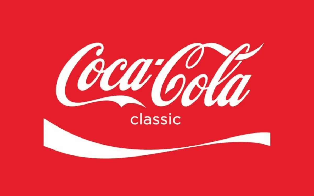 En la imagen se ve el logotipo de coca cola