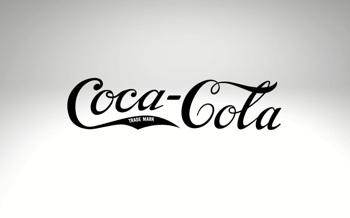 En la imagen se ve el logo de coca cola