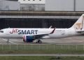 En la imagen se ve un avion de jetsmart