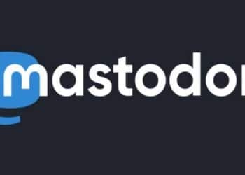 En la imagen se ve el logo de Mastodon.