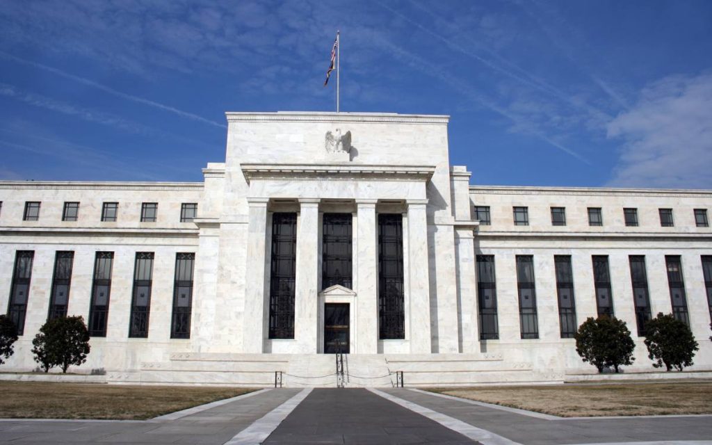 En la imagen se ve el sistema de la reserva federal, en referencia a los bancos centrales. 