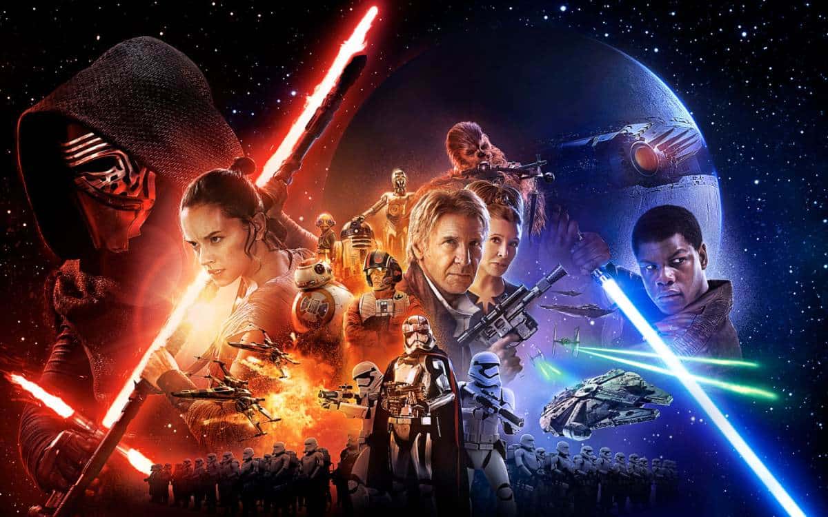 En la imagen se ven los personajes de star wars.