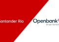 En la imagen se ve el logo de santander rio y openbank