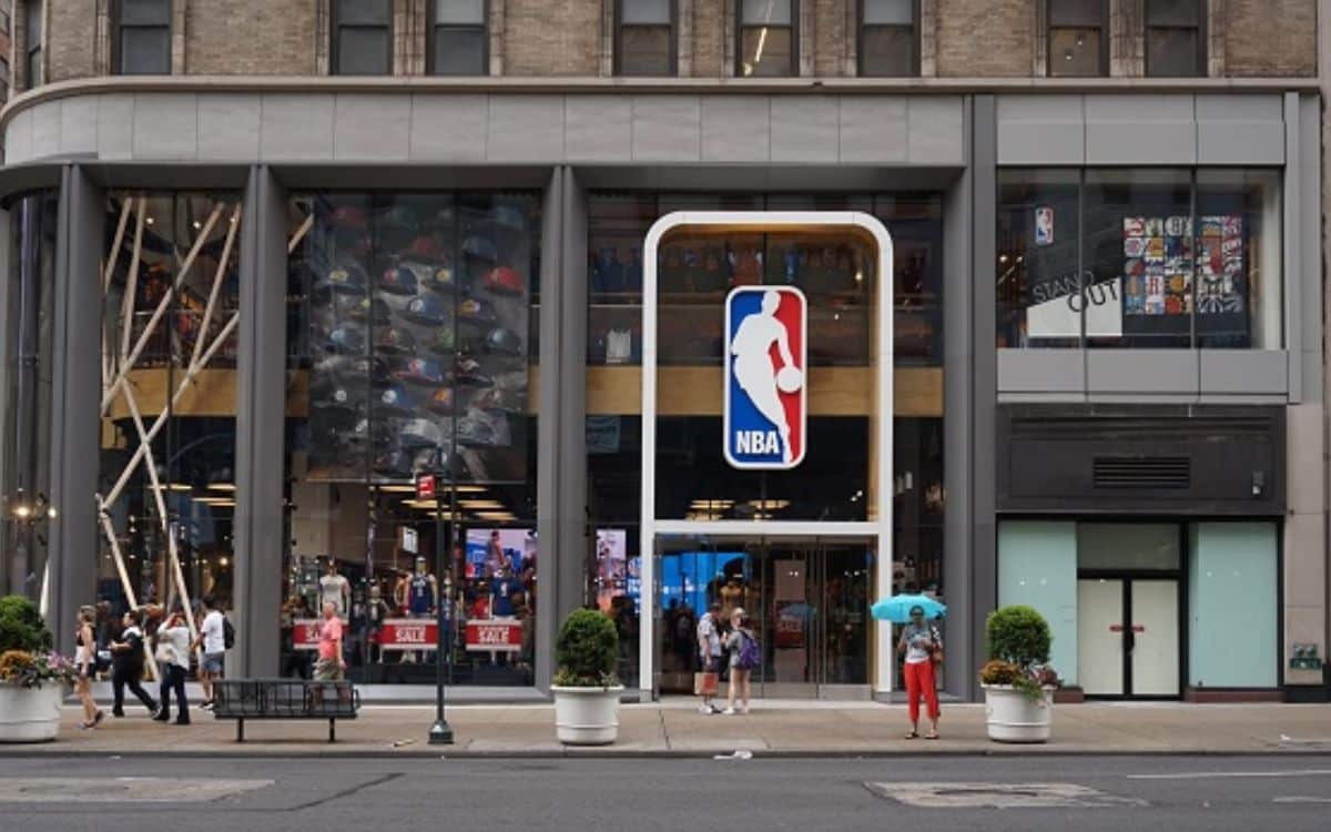 Flagship Store de NBA en New York.