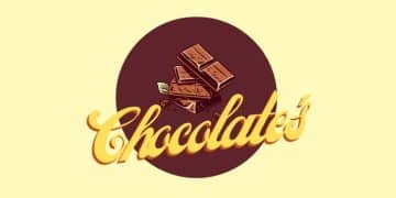 Vemos una imagen de un logo de chocolates.