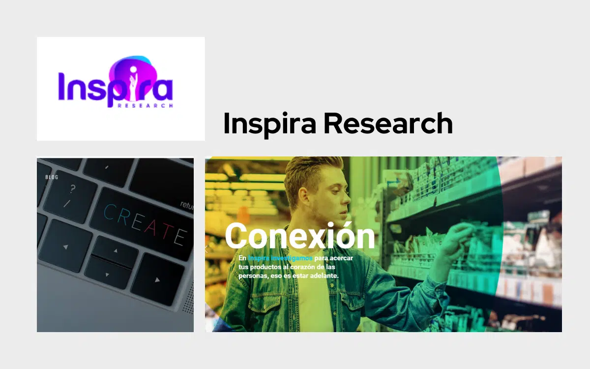 Infografía de la agencia Inspira Research, una de las empresas de investigación de mercados en Colombia.