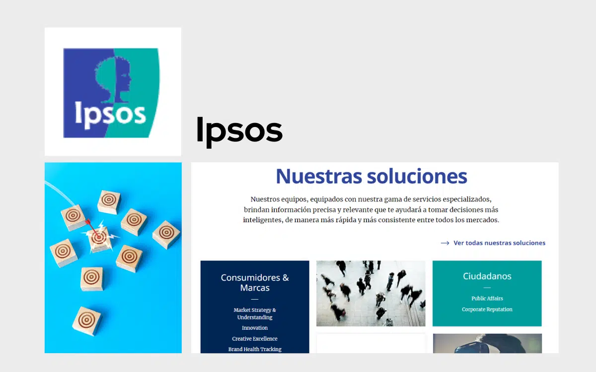 Infografía de la agencia Ipsos, una de las empresas de investigación de mercados en Colombia.