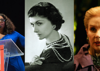 Vemos fotografías de emprendedoras exitosas, como Oprah, Coco Chanel y Carolina Herrera, en referencia a las frases de mujeres emprendedoras.