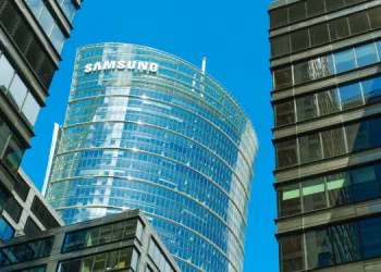 Vemos una imagen de los edificios de la compañía coreana Samsung Electronics, en referencia al organigrama de Samsung.