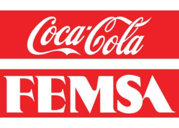 Vemos el logotipo de Coca Cola y FEMSA, con respecto a los segmentos de negocio que la compañía posee en su organigrama.