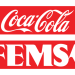 Vemos el logotipo de Coca Cola y FEMSA, con respecto a los segmentos de negocio que la compañía posee en su organigrama.