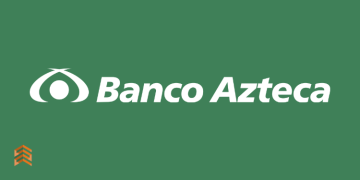 Vemos una imagen del logo de Banco Azteca, uno de los bancos más importantes de México.